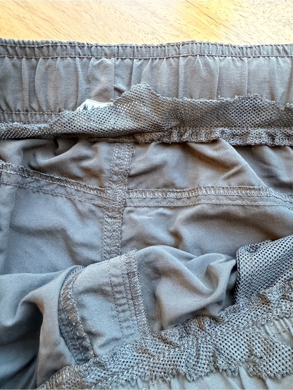 The North Face Charcoal Gray Elastic-Waist Shorts, bundle of TWO size XL - Picture 8 of 9